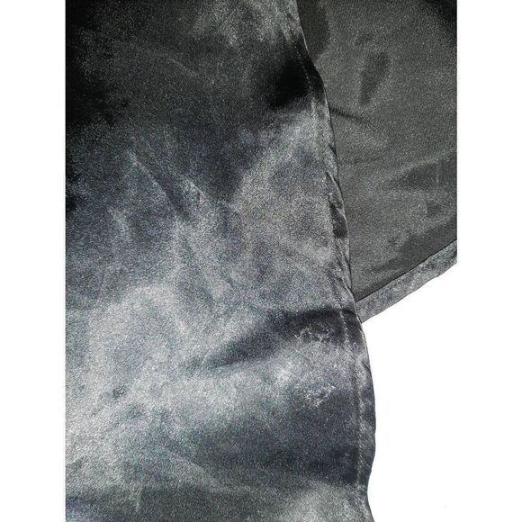 Size 10 Cinderella Black Rhinestone Halter Strap Maxi Mermaid Floor Length Train - Picture 10 of 10